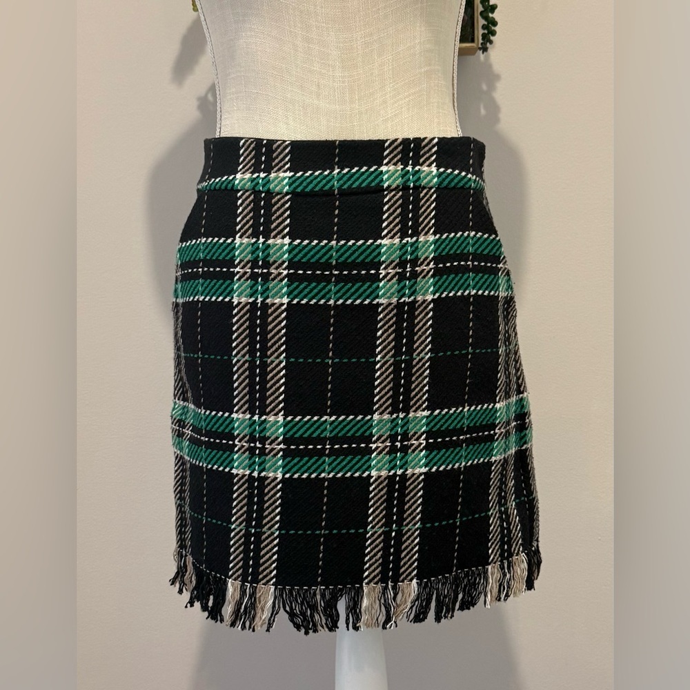 NWT Nathalie Chaize Jupe Tartan Skirt